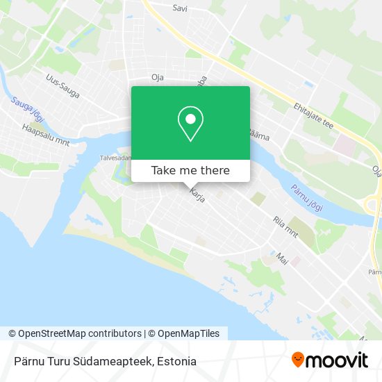 Pärnu Turu Südameapteek map