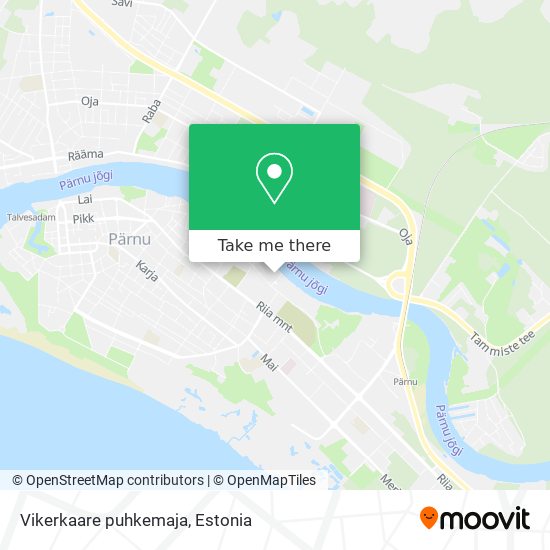 Vikerkaare puhkemaja map