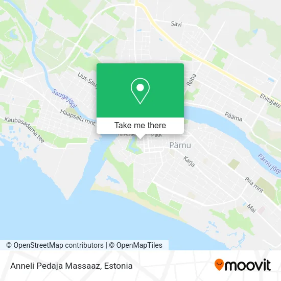 Anneli Pedaja Massaaz map