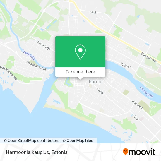 Карта Harmoonia kauplus