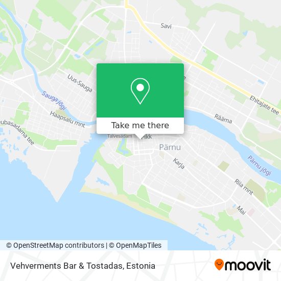 Vehverments Bar & Tostadas map