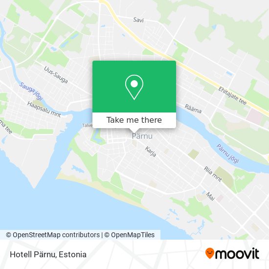 Hotell Pärnu map