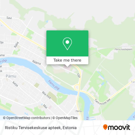 Ristiku Tervisekeskuse apteek map