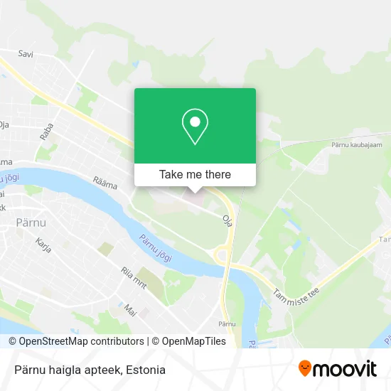 Карта Pärnu haigla apteek