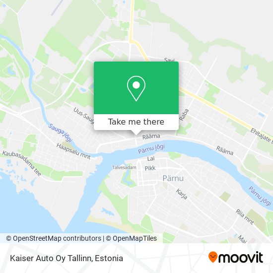 Kaiser Auto Oy Tallinn map