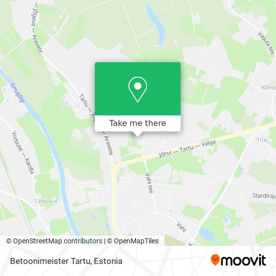 Betoonimeister Tartu map