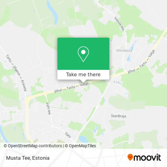 Musta Tee map