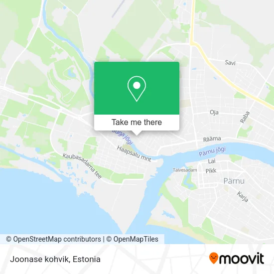 Карта Joonase kohvik