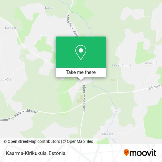 Карта Kaarma-Kirikuküla