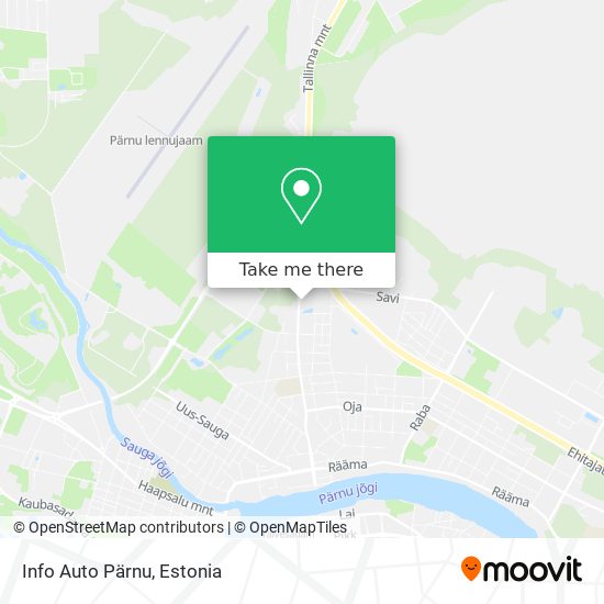 Карта Info Auto Pärnu