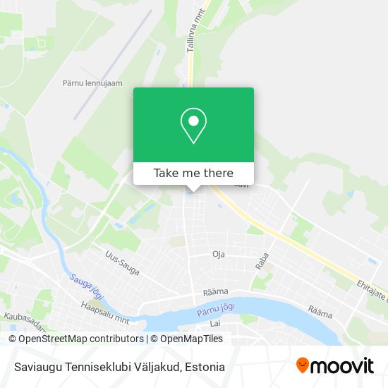 Saviaugu Tenniseklubi Väljakud map