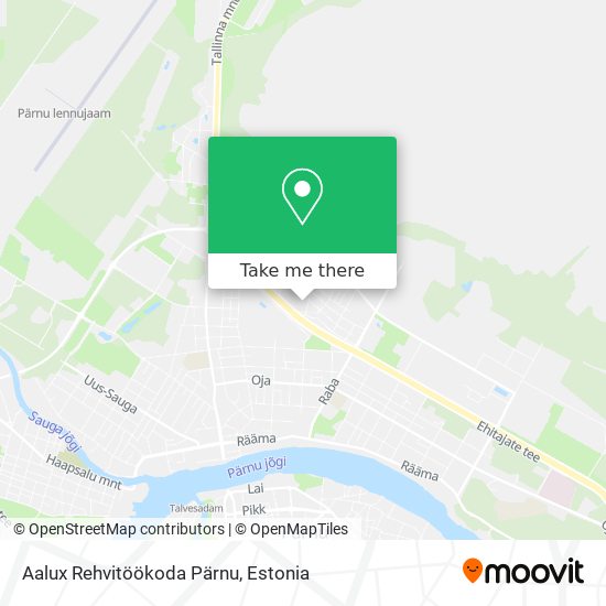 Карта Aalux Rehvitöökoda Pärnu