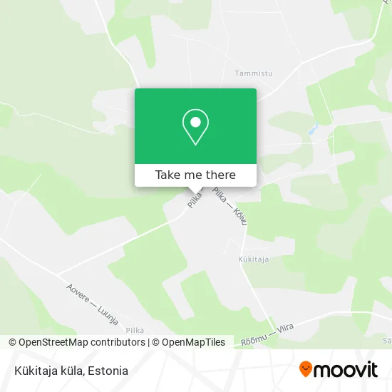 Карта Kükitaja küla