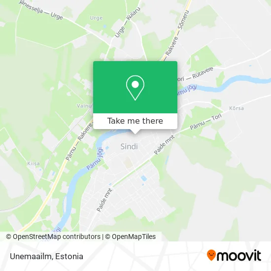 Карта Unemaailm