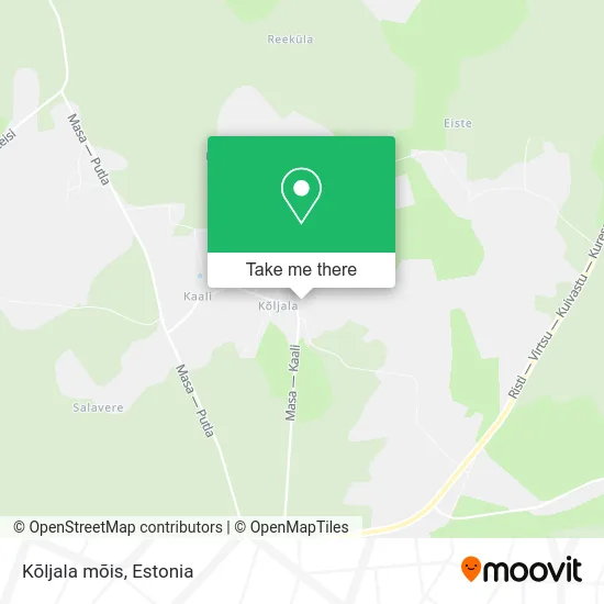 Карта Kõljala mõis