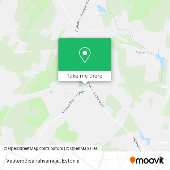 Vastemõisa rahvamaja map