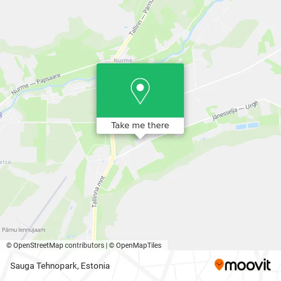 Карта Sauga Tehnopark