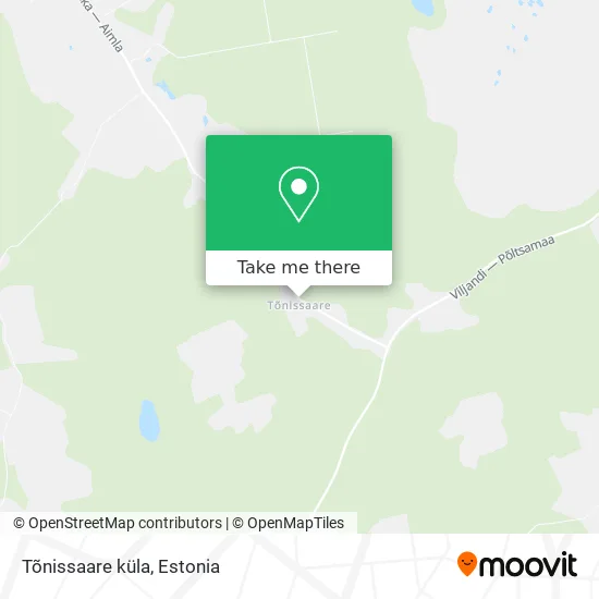 Карта Tõnissaare küla