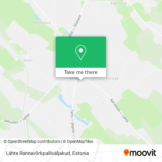 Карта Lähte Rannavõrkpalliväljakud