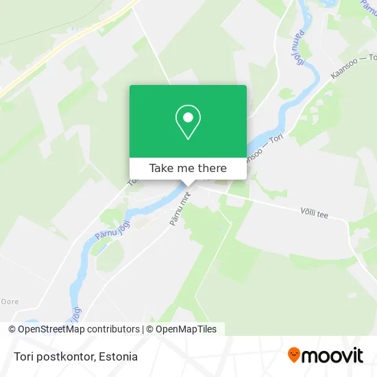 Карта Tori postkontor