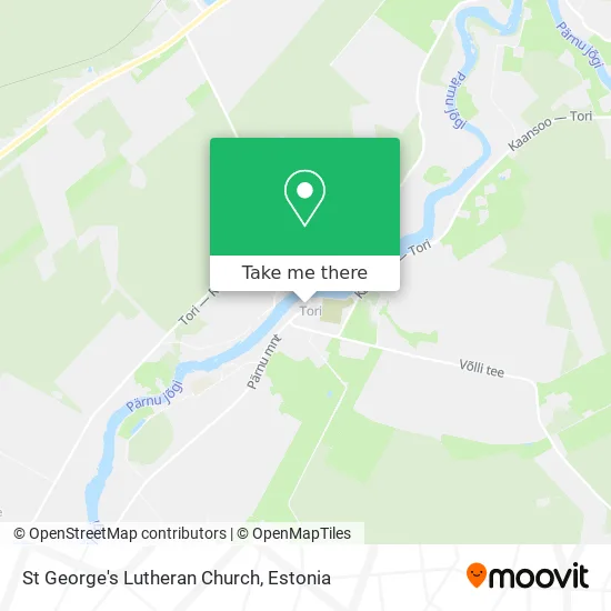St George's Lutheran Church map