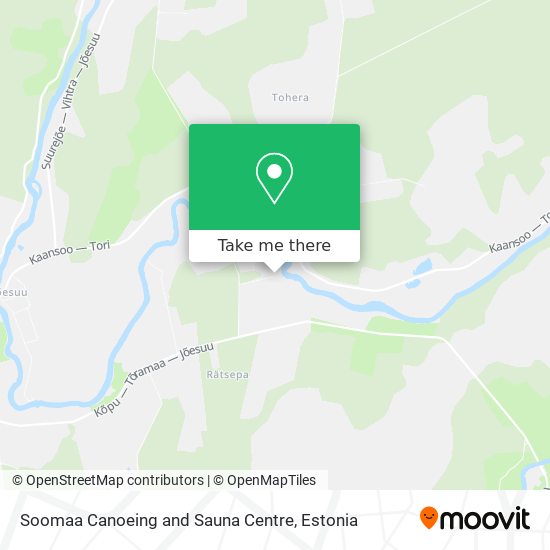 Soomaa Canoeing and Sauna Centre map