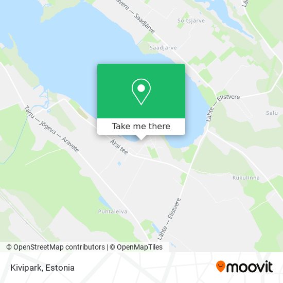 Kivipark map