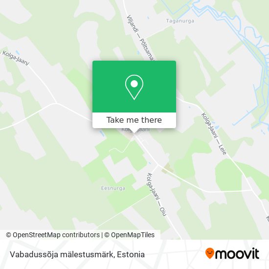 Карта Vabadussõja mälestusmärk