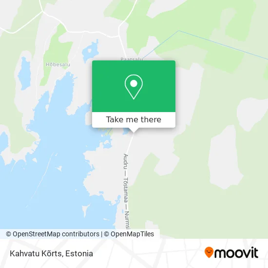 Карта Kahvatu Kõrts