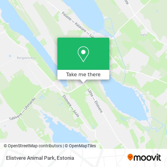 Elistvere Animal Park map