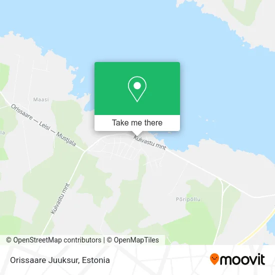 Карта Orissaare Juuksur