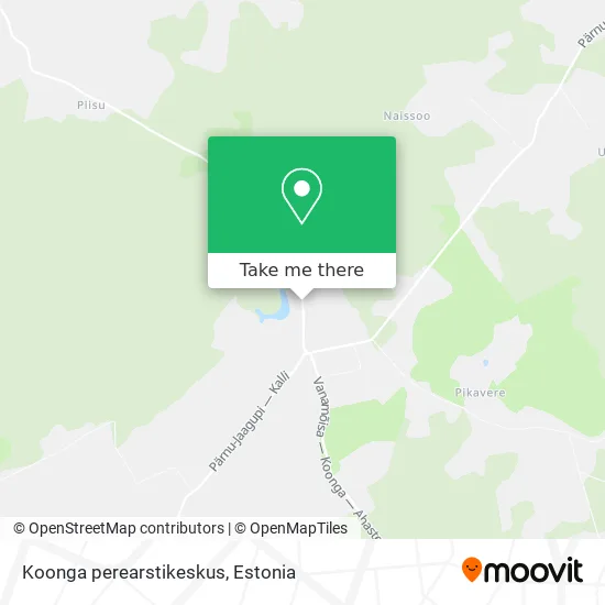 Карта Koonga perearstikeskus