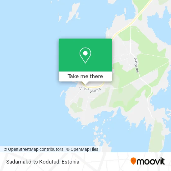 Карта Sadamakõrts Kodutud