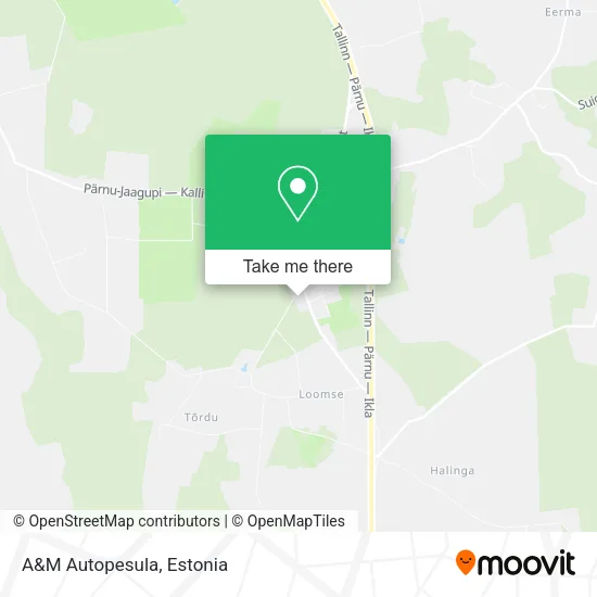 Карта A&M Autopesula