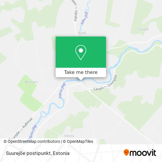 Карта Suurejõe postipunkt