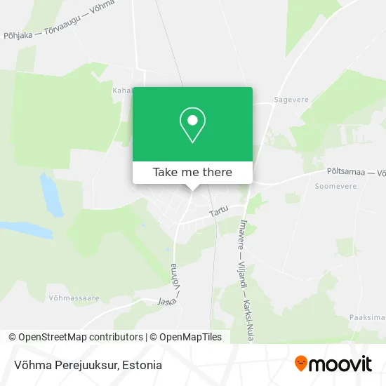 Карта Võhma Perejuuksur