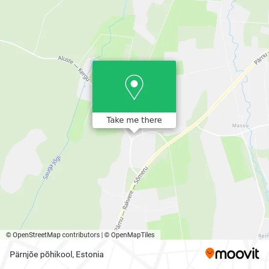 Карта Pärnjõe põhikool