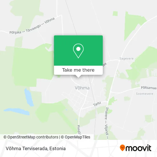 Карта Võhma Terviserada