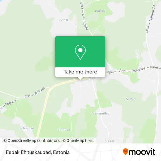 Карта Espak Ehituskaubad