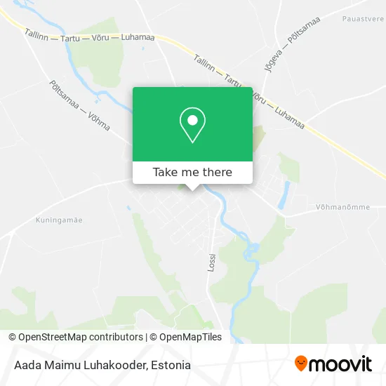 Карта Aada Maimu Luhakooder