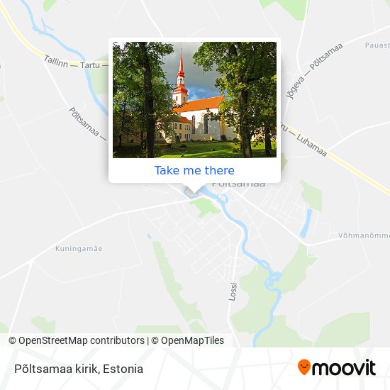 Põltsamaa kirik map