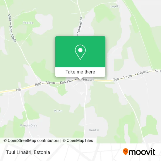 Карта Tuul Lihaäri