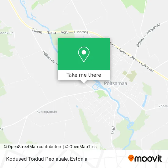 Карта Kodused Toidud Peolauale