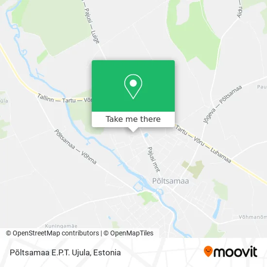 Карта Põltsamaa E.P.T. Ujula