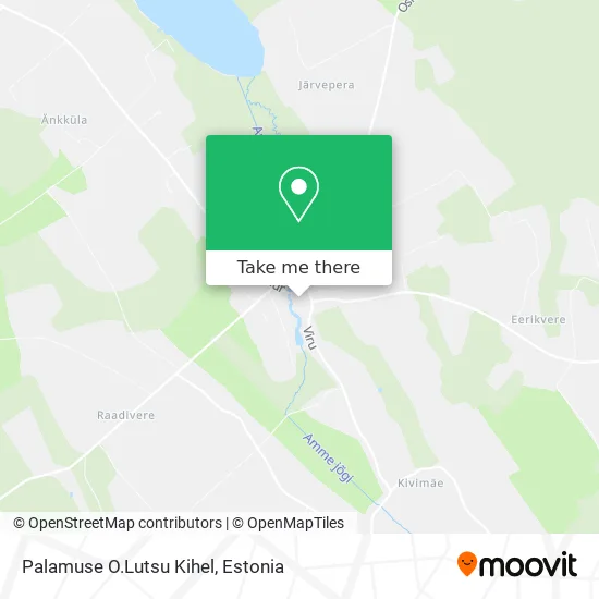 Карта Palamuse O.Lutsu Kihel