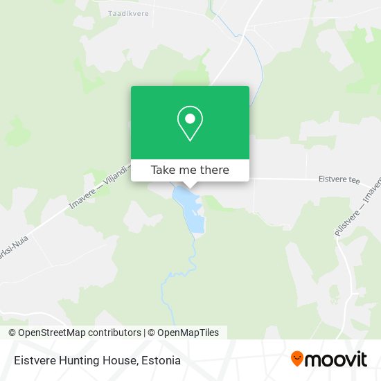 Eistvere Hunting House map