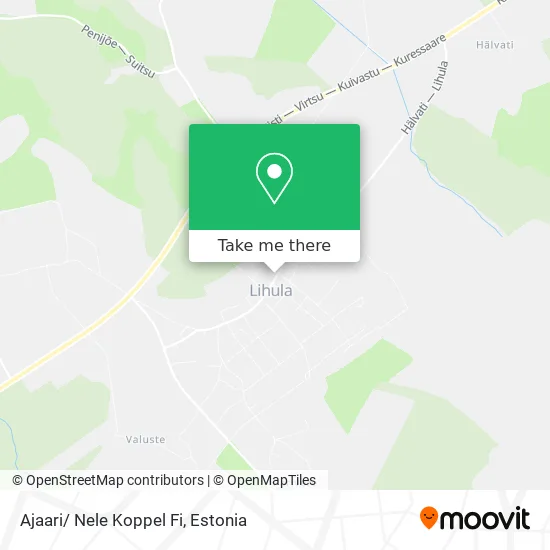 Карта Ajaari/ Nele Koppel Fi