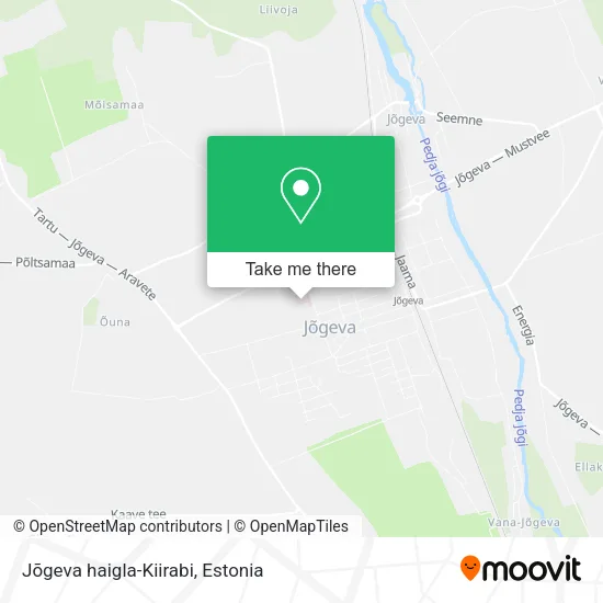 Jõgeva haigla-Kiirabi map