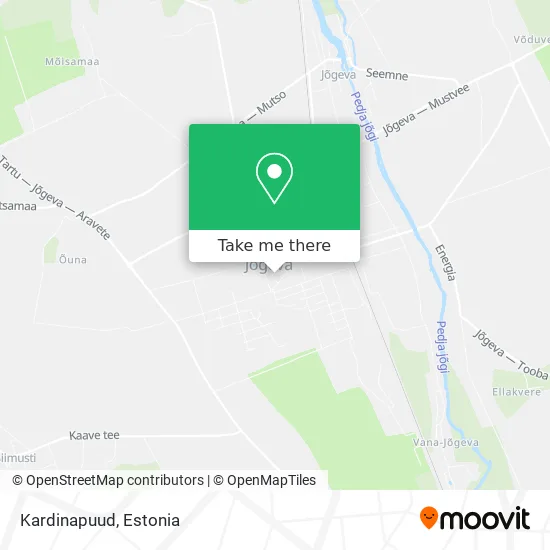 Карта Kardinapuud