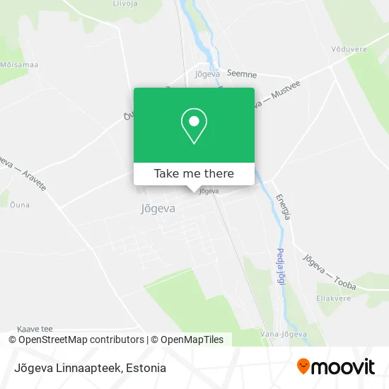 Карта Jõgeva Linnaapteek